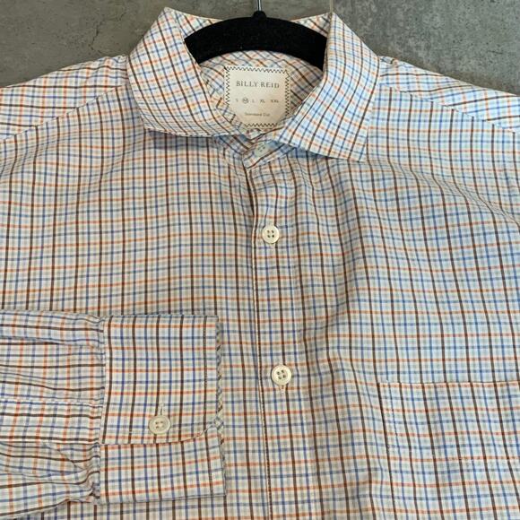 Lot‎ of 3 Billy Reid Sz M L/S B/F Plaid Cotton Shirts - Picture 10 of 12